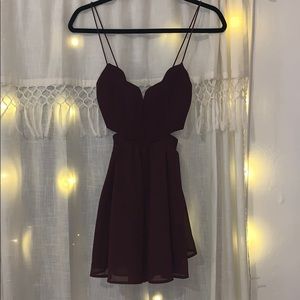 Hello Molly captivates plum romper
